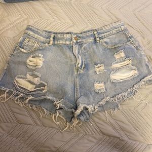 jean shorts